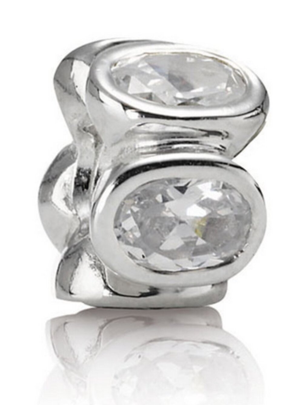 Pandora Clear Oval Lights Charm Zirconia Oval Lights Bead - 790311CZ